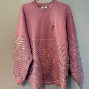 Disneyland Sequined Spirit Jersey Sweater NWT Sz XL
